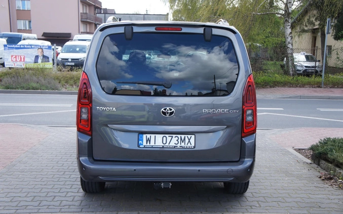 Toyota Proace City Verso cena 143900 przebieg: 31000, rok produkcji 2023 z Kępice małe 497